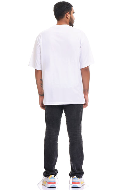 Oversized tee | streetwear tee | basic tee | unisex streetwear | white tee | white oversized tee || summer tees | summer shirt | outwear tee | relaxed fit tee | unisex apparel | indian streetwear | baggy tee | baggy shirt | kokobongo | kokobongo tee| fashion tee | trendy tee | pinterest tee | pinterest aesthetic tee | pinterest fashion | lounge wear | printed tee | koko bongo merch | 