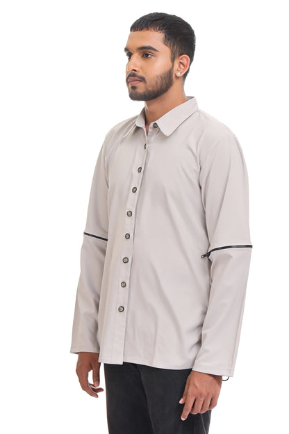 SNAP ON SLEEVES SHIRT